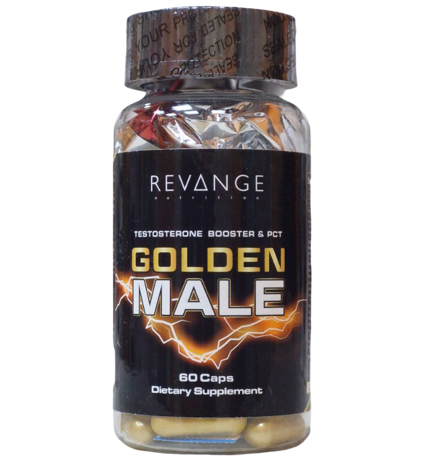 Бустер тестостерона и ПКТ Revange Nutrition Golden Male 60 капсул