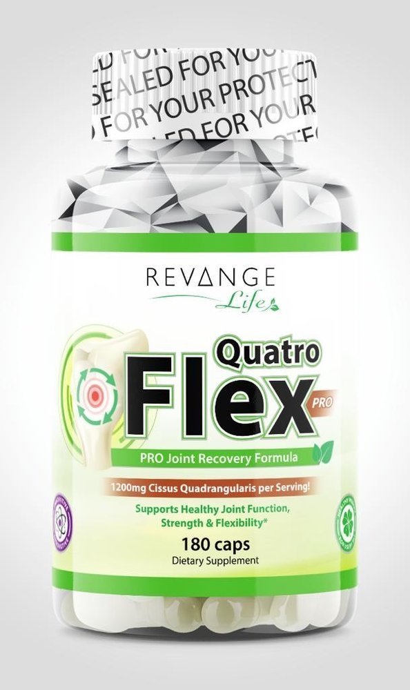 Поддержка суставов Revange Nutrition Quatro Flex Pro 180 капсул